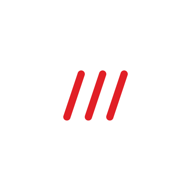 Three parallel red diagonal lines, evenly spaced, on a plain white background—reflecting the clean design and modern appeal associated with Cairnview Windows and Doors’ uPVC windows in Perth.
